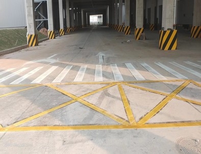 忻州忻州厂区道路标线施工